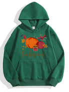 Floral Pumpkin Thanksgiving Hoodie