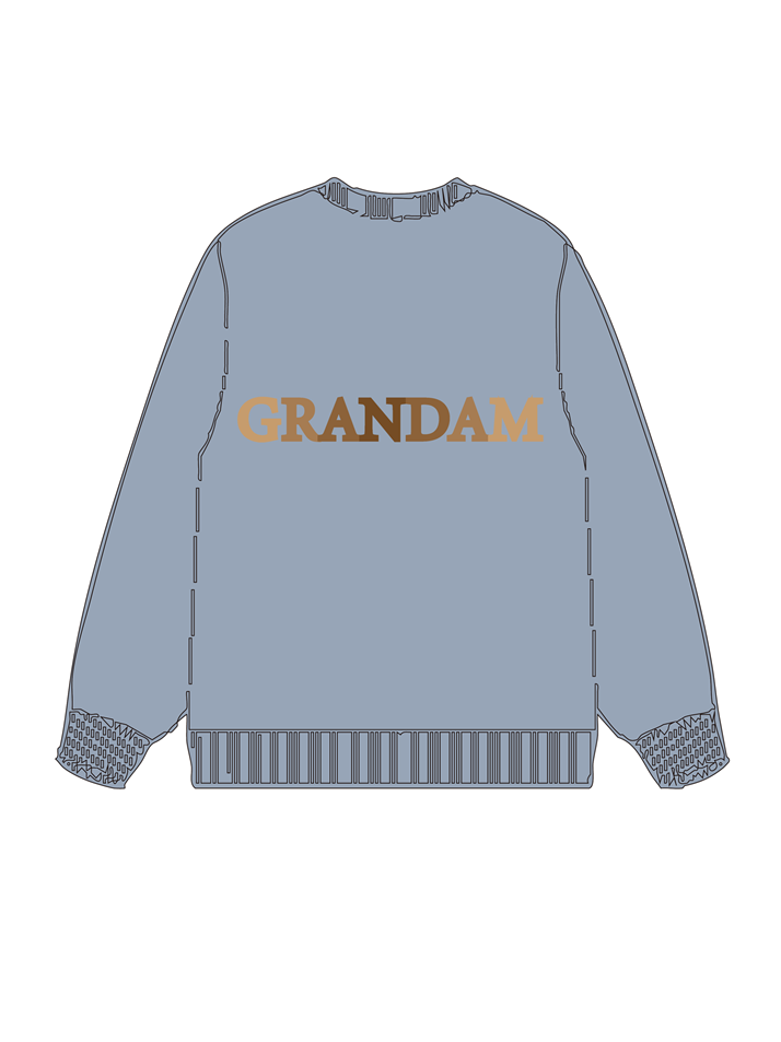 320g Sunflower Grandma Letter Printed Cotton Sweatshirt Emma Bridess