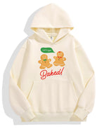 Christmas Gingerbread Man Cotton Hoodie