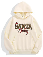 Christmas Santa Custom Cotton Hoodie for Festival