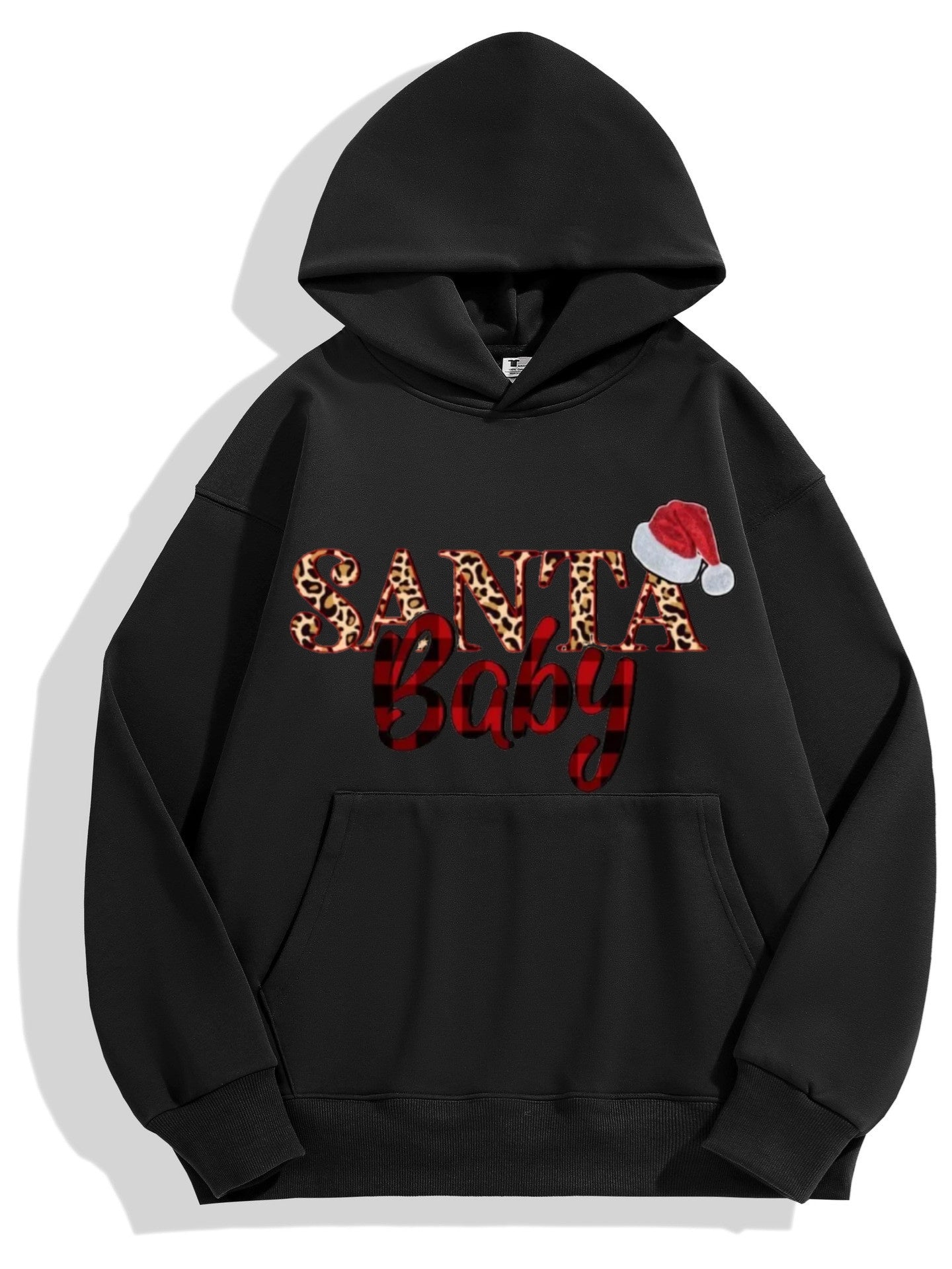 Santa Baby Custom Cotton Hoodie for Christmas