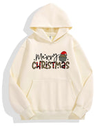 Merry Christmas Custom Cotton Hoodie