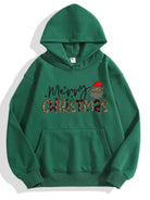 Merry Christmas Custom Cotton Hoodie