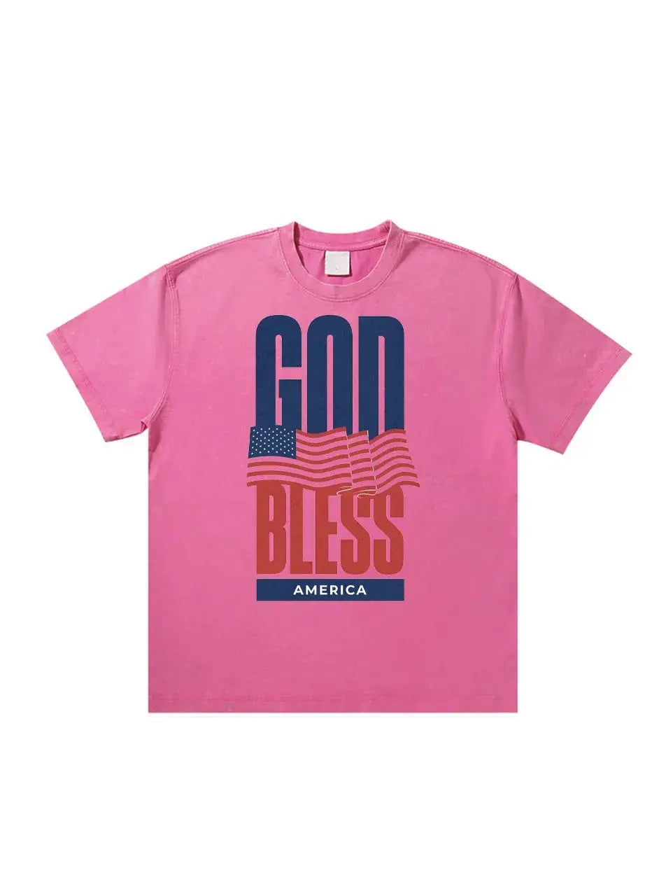 God Bless Independence Day Custom T-shirts