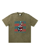 Peace Love America Independence Day Custom T-shirts