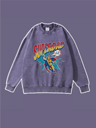 Super Dad To The Rescue Graphic Sweatshirt - Emma Bridess