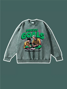 Discuss Goals With Dad Graphic Sweatshirt - Emma Bridess