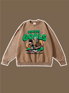 Discuss Goals With Dad Graphic Sweatshirt - Emma Bridess