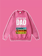 Awesome Dad Checklist Graphic Sweatshirt - Emma Bridess