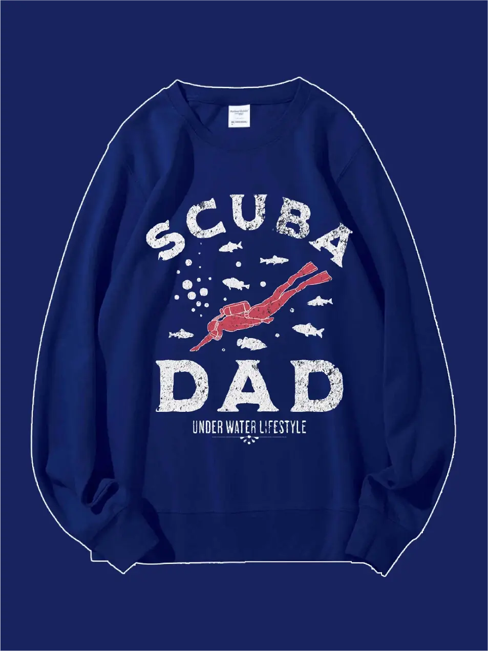 Scuba Dad Custom Sweatshirt