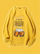 Cheers To The Best Dad Custom Sweatshirt