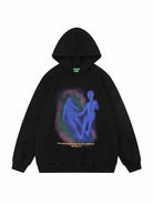 Girl Figure & Letter Graphic Hoodie - Emma Bridess