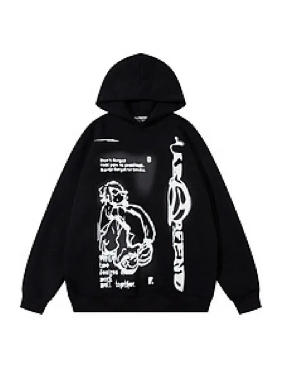 Women's Hip Hop Graphic Hoodie