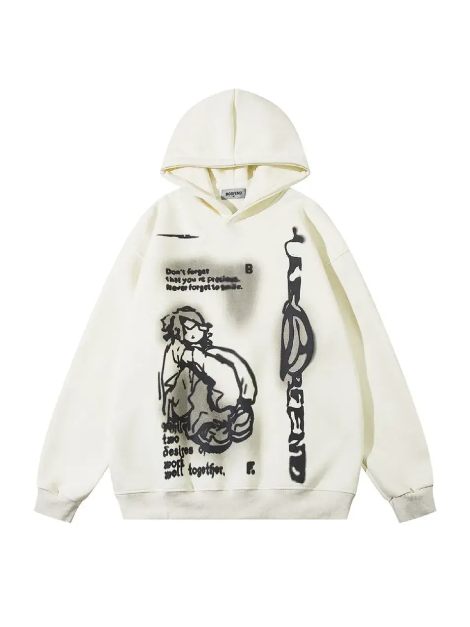 Women's Hip Hop Graphic Hoodie