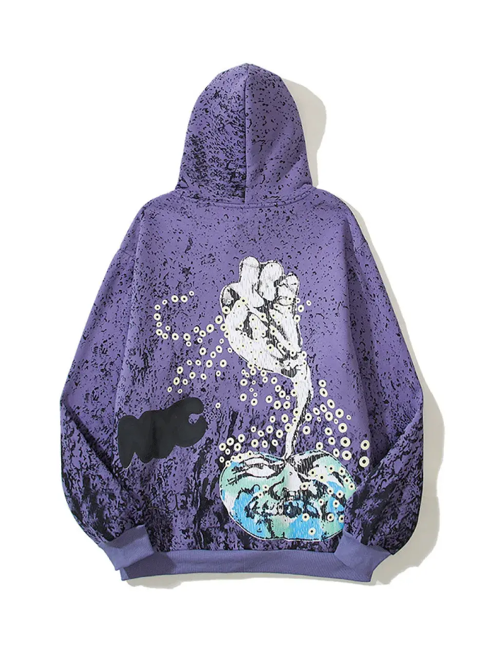 High Street Souvenir Printed Hoodie