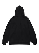 Blurred Portrait Pattern Printed Hoodie