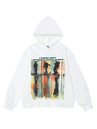 Colorful Blurred Portrait Printed Hoodie