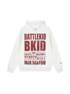 Girl's Color Contrast Printed Letter Hoodie