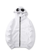 Zipper Hoodie with Round Lens