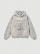 Vintage Letter Print Hoodie