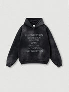 Vintage Letter Print Hoodie