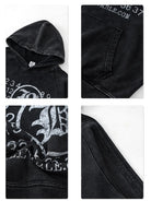 Wool And Thick Washed Hoodie