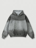 Wash and Spray Dye Old Fleece Hoodie