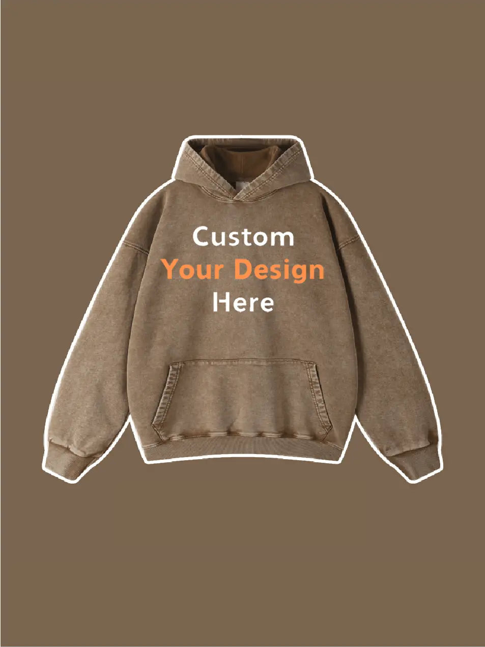 Custom Your Design Here Embroidery Hoodie