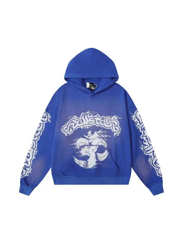 Hellstar Studios Blue Yoga Hoodies - Emma Bridess