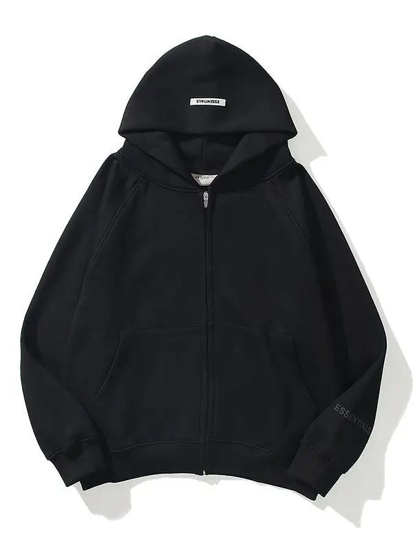 Oversized Essentials Zip up Hoodie - Emma Bridess