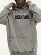 450g Wash Old Vintage Essentials Hoodie