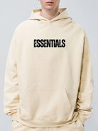 Basic Letter Printed Essentials Hoodie 460g Essentials Sweatshirt