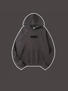 Basic Essentials Letter Print Hoodie 460g Classic Sweatshirt