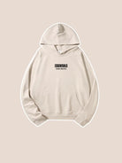 Basic Essentials Letter Print Hoodie 460g Classic Sweatshirt