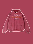 450g Custom Cotton Wash Old Vintage Hoodie