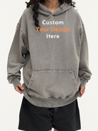 450g Custom Cotton Wash Old Vintage Hoodie