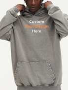 450g Custom Cotton Wash Old Vintage Hoodie