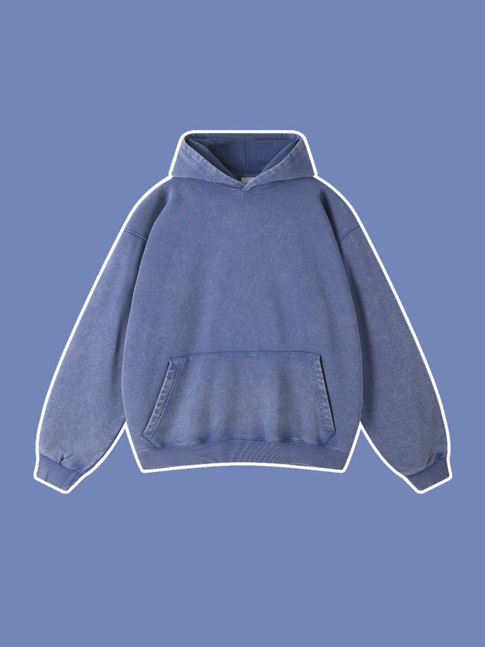 450g Cotton Wash Old Vintage Hoodie