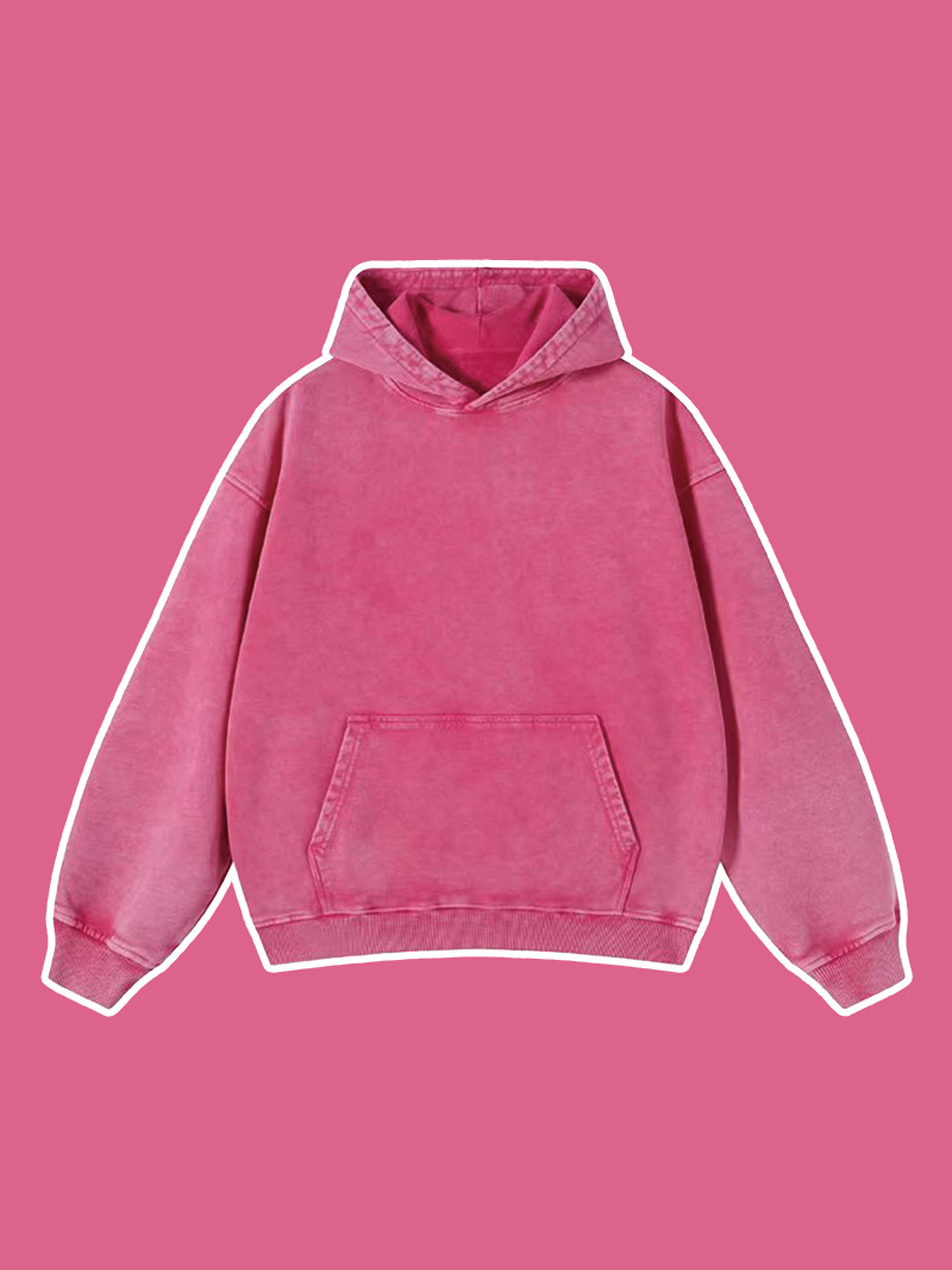 450g Cotton Wash Old Vintage Hoodie