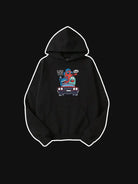 Cartoon Printed Hooded Sweatshirt