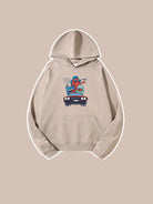 Cartoon Printed Hooded Sweatshirt