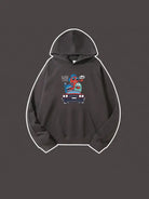 Cartoon Printed Hooded Sweatshirt