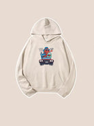 Cartoon Printed Hooded Sweatshirt