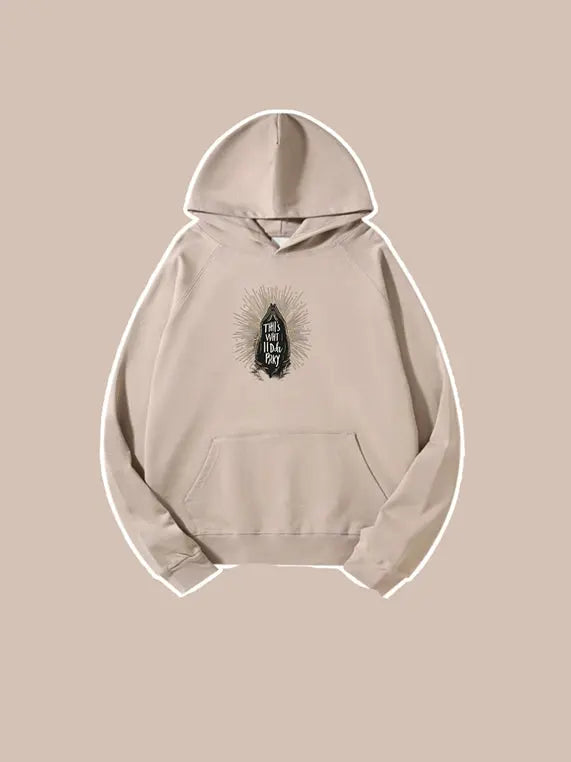 Men's Printed Cotton Hoodie Hooded Sweatshirt