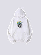 Cartoon Virus Printed Hooded Sweatshirt