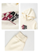 445g Letter Printed Cotton Hoddie-Have A Nice Day