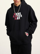 445g Letter Printed Cotton Hoddie-Have A Nice Day