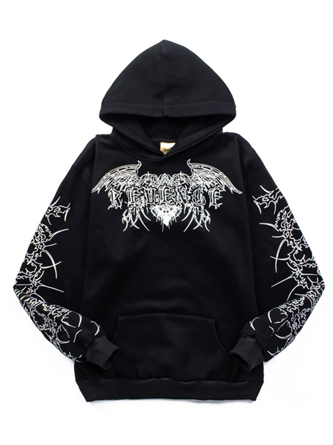 RH Abstract Line Print Hoodie