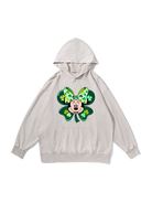 360g Minnie Printed Cotton Wash Old Hoodie for St. Patrick's Day Emma Bridess