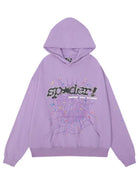 Girls Spider Hoodies With Rhinestone Letter Pattern - Emma Bridess